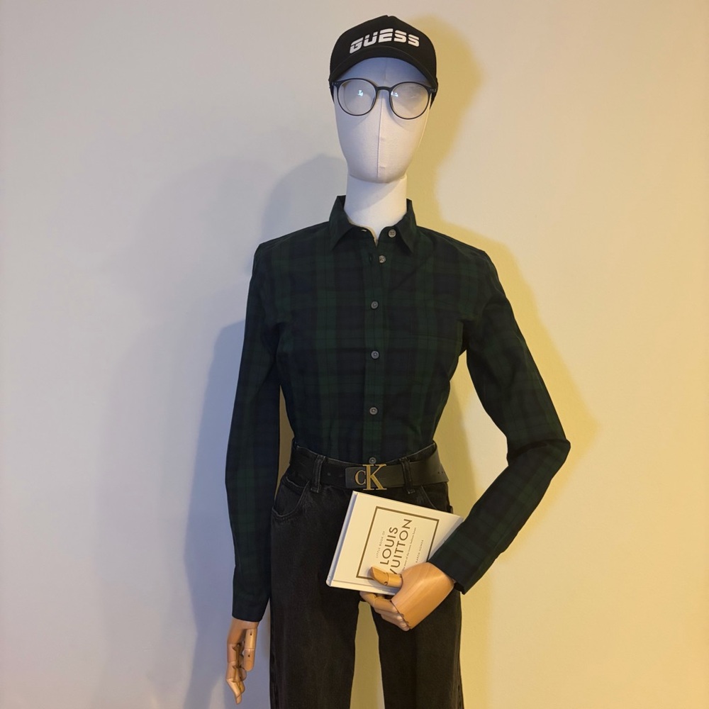 👚 J.Crew Re-Imagined Plaid Button-Down Shirt, NWT size XS